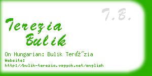 terezia bulik business card